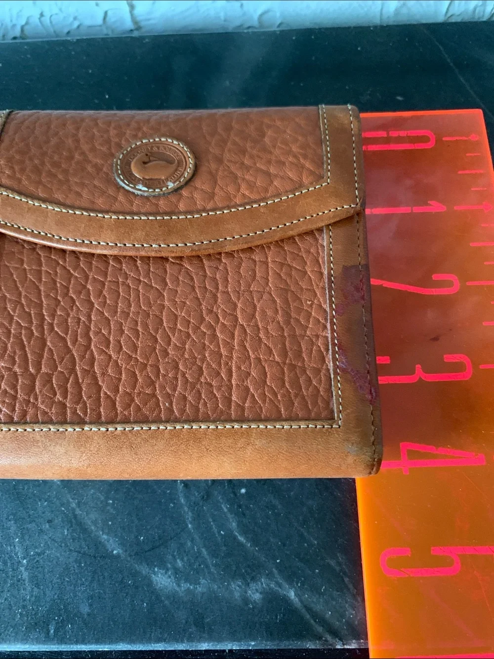 Dooney and Bourke Classic Brown Leather Wallet